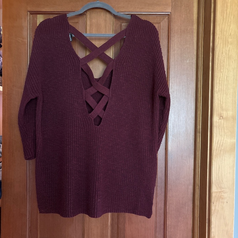 Express Cross-Back sweater